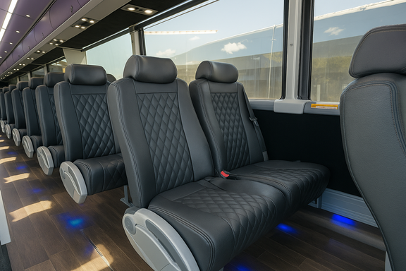 56 Passenger Charter Bus Rental